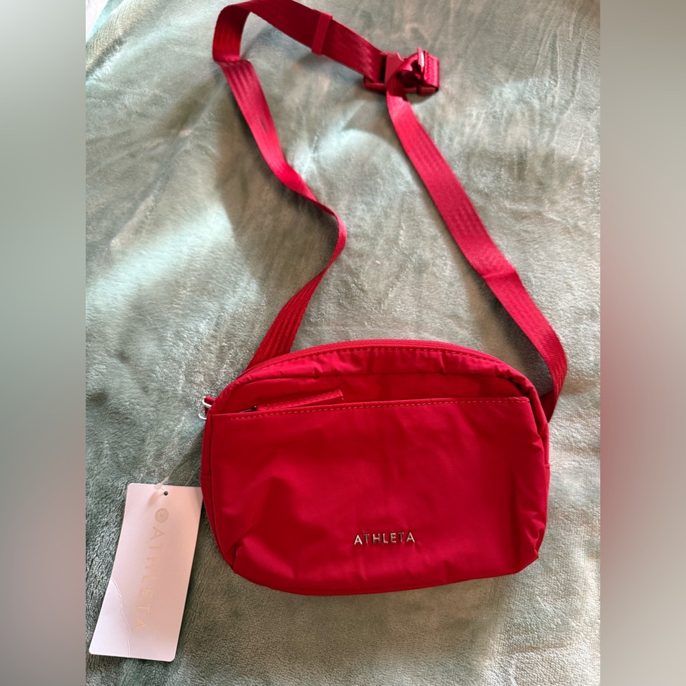 SOLD**Athleta Red Women's Belt Bag